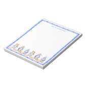 Herfst Pompoen Chinoiserie Ginger Jar Notitieblok (Linkerzijde)