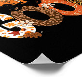 Herfst Pompoen Christelijk Thanksgiving Geloof God Poster (Hoek)