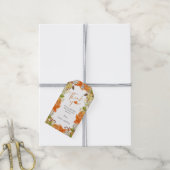 Herfst pompoen dank u bruiloft cadeaulabel (Met Touw)