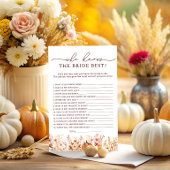 Herfst pompoen die weet bruid de beste douchegame