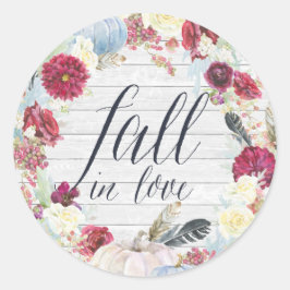 Herfst Pompoen "Echt Verliefd" Stickers