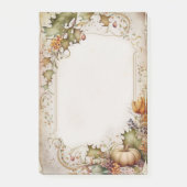 Herfst pompoen en bladeren Post-it® Notes (Voorkant)