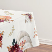 Herfst pompoen en bladeren tafelkleed (Voorbeeld)