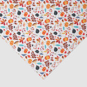 Herfst pompoen en bladeren tissuepapier (Detail)