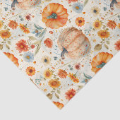 Herfst Pompoen en Bloemen Herfst Decoupage Tissuepapier (Detail)