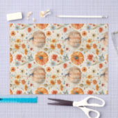 Herfst Pompoen en Bloemen Herfst Decoupage Tissuepapier (Craft)