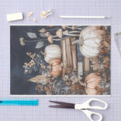 Herfst Pompoen en Bloemen Herfst Decoupage Tissuepapier (Craft)