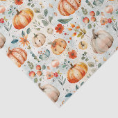 Herfst Pompoen en Bloemen Herfst Decoupage Tissuepapier (Detail)