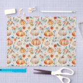 Herfst Pompoen en Bloemen Herfst Decoupage Tissuepapier (Craft)