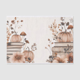 Herfst Pompoen en Bloemen Herfst Decoupage Tissuepapier