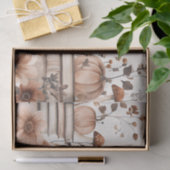 Herfst Pompoen en Bloemen Herfst Decoupage Tissuepapier (Geschenk)