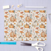 Herfst Pompoen en Bloemen Herfst Decoupage Tissuepapier (Craft)
