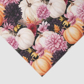 Herfst Pompoen en Bloemen Herfst Decoupage Tissuepapier (Detail)