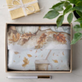 Herfst Pompoen en Bloemen Herfst Decoupage Tissuepapier (Geschenk)