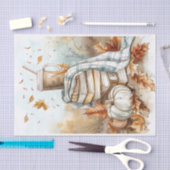 Herfst Pompoen en Bloemen Herfst Decoupage Tissuepapier (Craft)