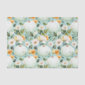 Herfst Pompoen en Bloemen Herfst Decoupage Tissuepapier (Voorkant)