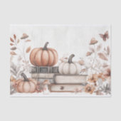 Herfst Pompoen en Bloemen Herfst Decoupage Tissuepapier (Voorkant)