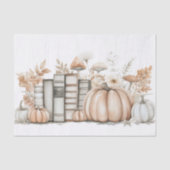 Herfst Pompoen en Bloemen Herfst Decoupage Tissuepapier (Voorkant)