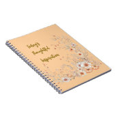 Herfst Pompoen en Bloemen Notitieboek (Rechterzijde)