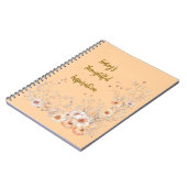 Herfst Pompoen en Bloemen Notitieboek (Linkerzijde)