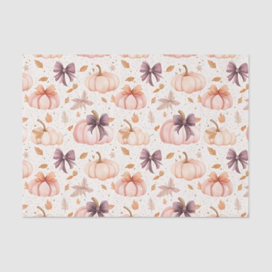 Herfst Pompoen en Bogen Herfst Decoupage Tissuepapier (Voorkant)