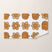 Herfst Pompoen en Daisy Pattern Bad Handdoek (Handdoek)