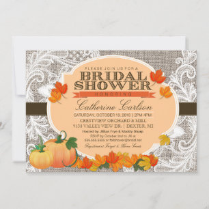 Herfst, pompoen en lederen, Vrijgezellenfeest Kaart