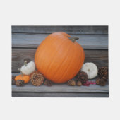 Herfst Pompoen en Pinecones Doormat Deurmat (Voorkant)