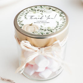 Herfst pompoen eucalyptus Vrijgezellenfeest Ronde Sticker