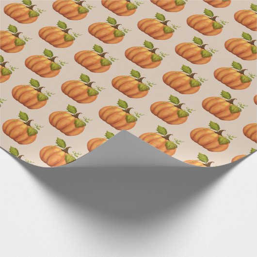 Herfst pompoen geschenkverpakking Halloween Thanks Cadeaupapier (Hoek)