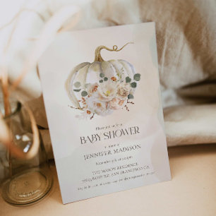 Herfst Pompoen Geslacht Neutraal Baby shower Uitno Kaart