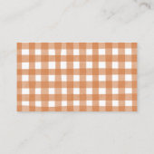 Herfst Pompoen Gift Registry Informatiekaartje (Achterkant)