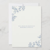 Herfst Pompoen GInger Jar Chinoiserie Vrijgezellen Kaart (Achterkant)