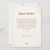 Herfst Pompoen Gnome's Prettig Thanksgiving Feestdagenkaart (Achterkant)