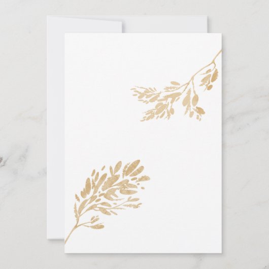 Herfst pompoen gouden tarwe Vrijgezellenfeest Kaart (Achterkant)