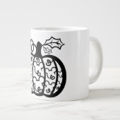 Herfst pompoen grote koffiekop (Voorkant rechts)