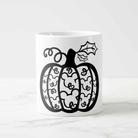 Herfst pompoen grote koffiekop (Voorkant)