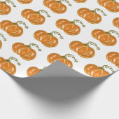 Herfst Pompoen Herfst  Cadeaupapier (Hoek)