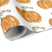 Herfst Pompoen Herfst  Cadeaupapier (Rol Hoek)