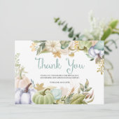 Herfst Pompoen Herfst Dank Je Kaart (Staand voorkant)