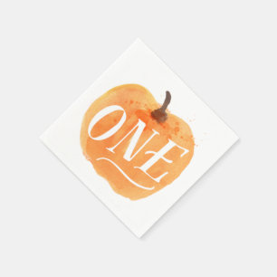 Herfst Pompoen Herfst   eerste verjaardag Servet