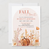 Herfst Pompoen HERFST IN LIEFDE Vrijgezellenfeest  Kaart (Voorkant)