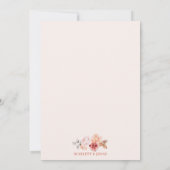 Herfst Pompoen HERFST IN LIEFDE Vrijgezellenfeest  Kaart (Achterkant)