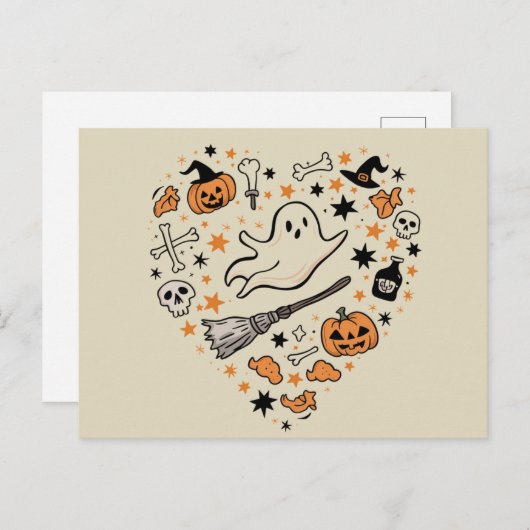 Herfst pompoen herfst Thanksgiving Halloween Briefkaart (Voorkant / Achterkant)