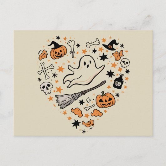 Herfst pompoen herfst Thanksgiving Halloween Briefkaart (Voorkant)