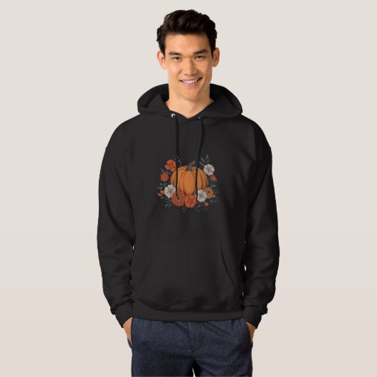 Herfst  Pompoen Herfst Thanksgiving Hoodie (Voorkant volledig)