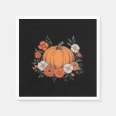 Herfst  Pompoen Herfst Thanksgiving Servet (Voorkant)