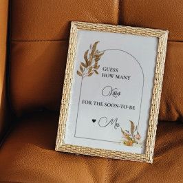 Herfst Pompoen hoeveel kisses vrijgezellenfeest sp Poster