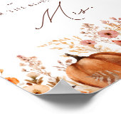 Herfst pompoen hoeveel kussen Vrijgezellenfeest sp Poster (Hoek)