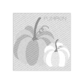 Herfst Pompoen Hout Stamp voor Gepersonaliseerde A Rubberstempel (Afrduk)